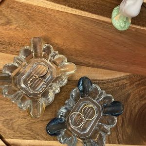 2 Westmoreland Ashtrays- small- vintage